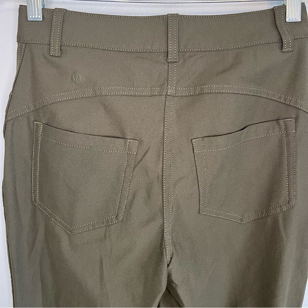 Lululemon Ca 35801 Rn 106259 Compression Pant Leggings Green Womens Sz 4 Golf - Picture 7 of 10